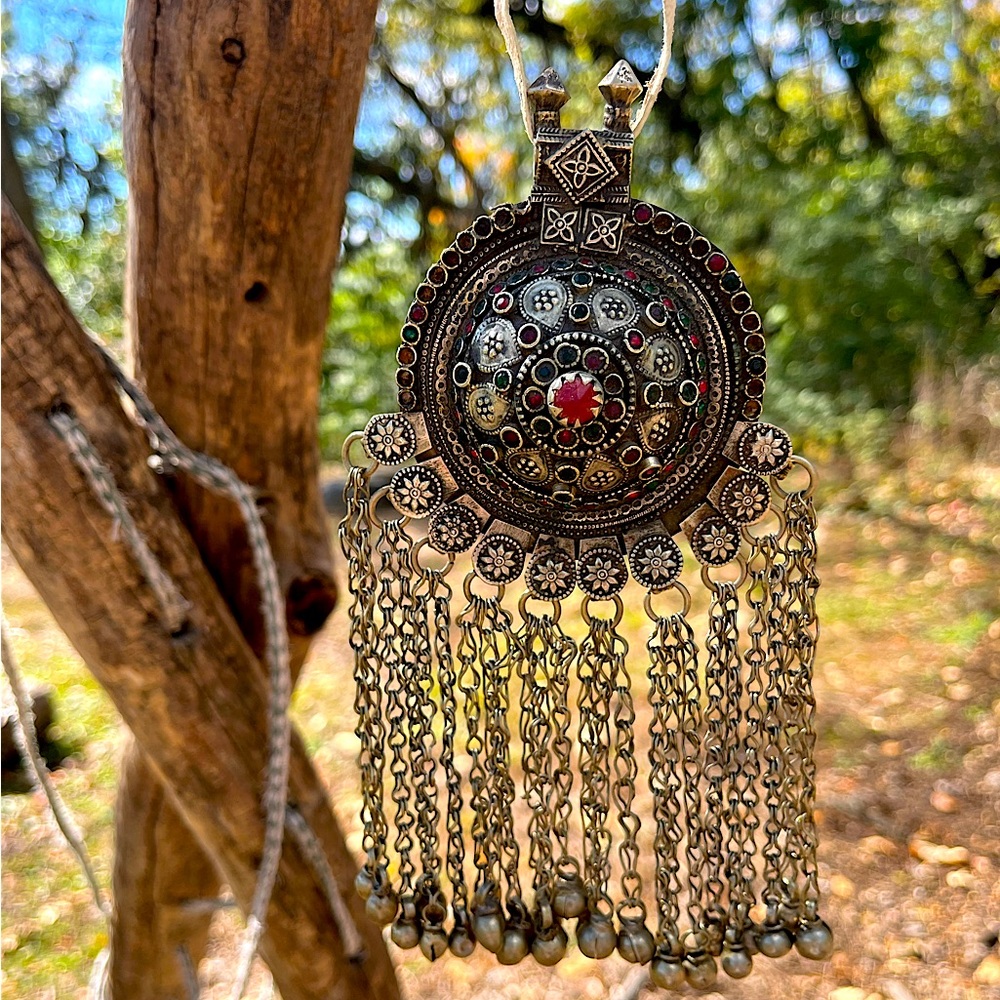 Vintage Kuchi Pendant